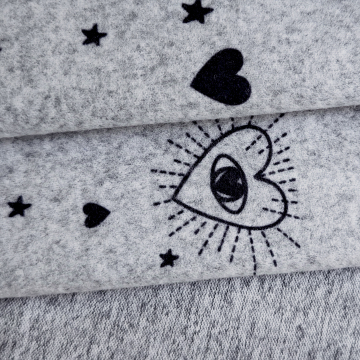 Custom Soft Thermal Polyester Spandex Stretch Printed Jersey Fabric for Sweaters