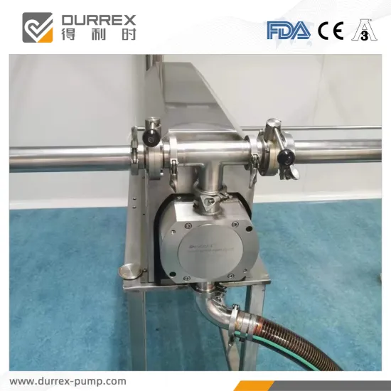 Extraction lobe pumps for egg white