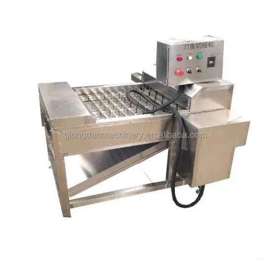 High Productivity Fish Crucian Processing Machine & Hairtail Saury Cutting Cube Cutter for Sale