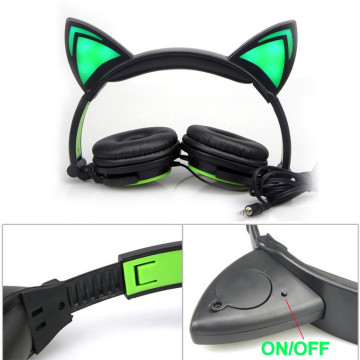 wholesale factory price headphone wired cat ear