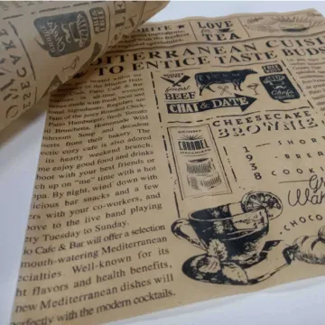 High Grade Oil Proof Burger Paper Sheet