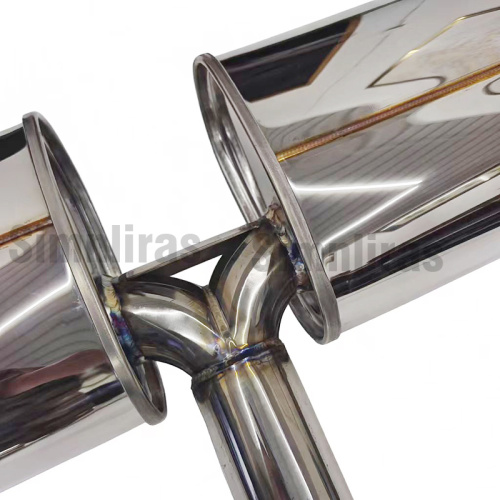 2 [Sistema di scarico Catback con valvola elettrica di scarico per ST Wagon con doppia punta in fibra di carbonio