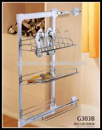 Closet shoe storage organizer rack