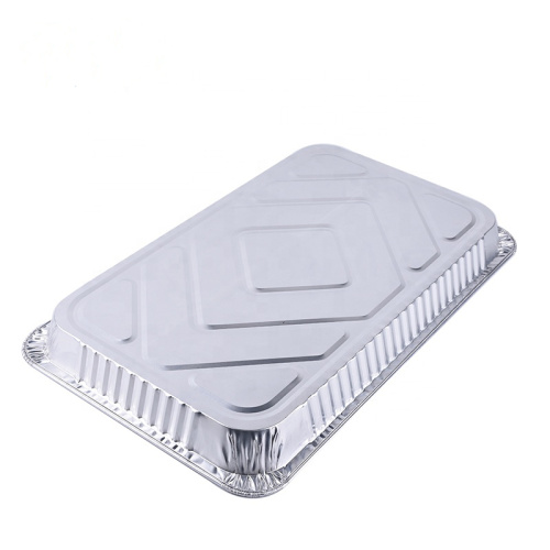 Large Deep Aluminium Foil Trays with Lids