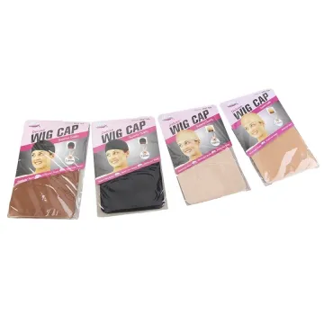 AliLeader Wholesale 2pcs/Pack 4 ColorS Stocking Caps Snood Nylon Stretch Wig Cap For Making Wigs