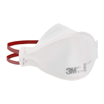 Maschere NIOSH usa e getta 3M 1870 con valvola di flusso NON fredda 20 pezzi / scatola