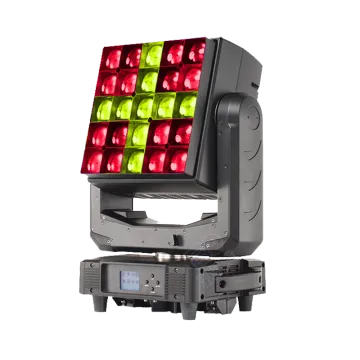 Professional 40W RGBW 4-in-1 LED Wash Matrix Moving Head Light for Concerts