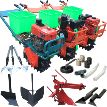 Diesel Hand-Push Chain Track Cultivator for Orchard Ditching and Fertilization