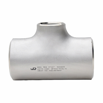 stainless steel reducing tee