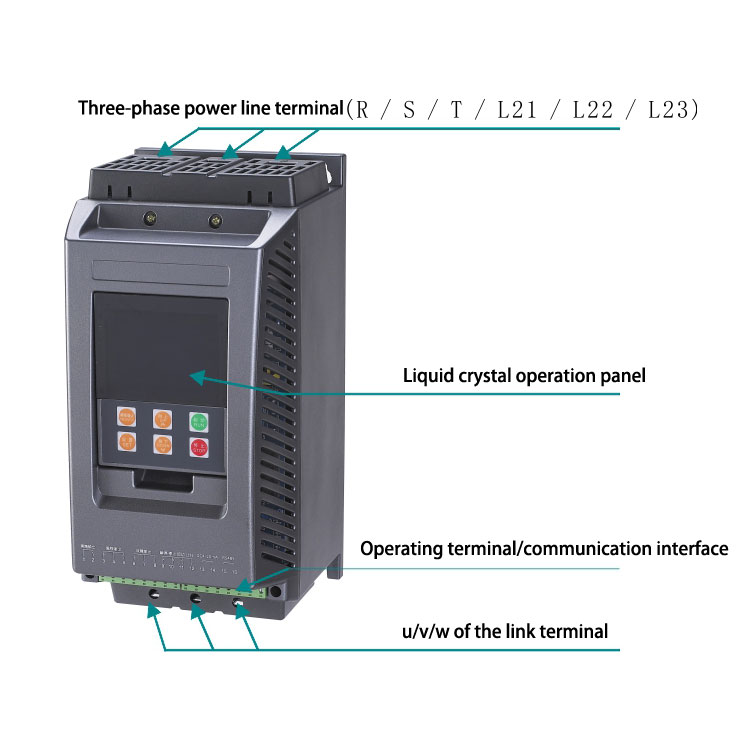 3 Phase Motor Hvac Compressor Soft Start Sft30 220v Ac 15kw To 600kw ...