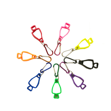 Clip per porta pom in plastica in plastica in plastica in materia di sicurezza in metallo all'ingrosso