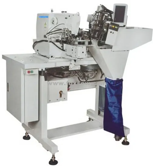 Automatic Double Needle Belt-Loop Attaching Machine