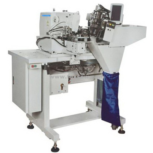 Automatic Double Needle Belt-Loop Attaching Machine