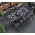 Aluminum Outdoor Dining Set for Modern Backyard Living
