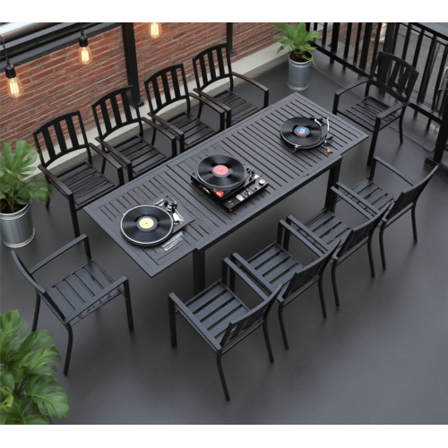 Aluminum Outdoor Dining Set for Modern Backyard Living