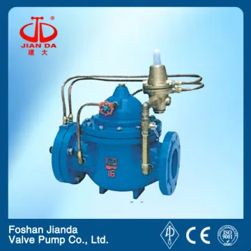 400X ductile iron flange end flow control valve