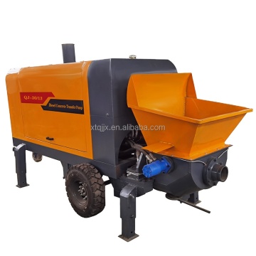 High Power Diesel Engine Concrete Pump Construction Machinery Trailer