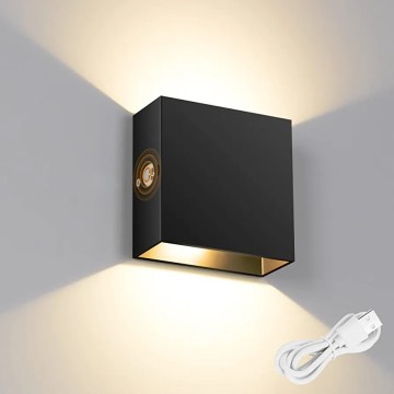 Lampe murale de chargement dimmable: luminaires muraux intérieurs modernes pour l'éclairage du couloir et du coin