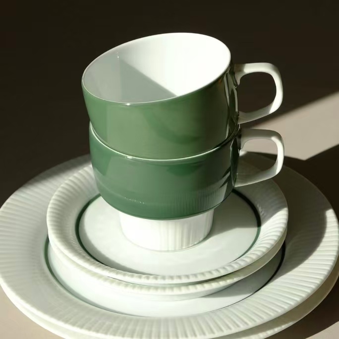 Vintage Art Deco Porcelain Dinnerware Collection