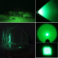 LED 3 -läge grönt ljus strålkastare strålkastare zoombara