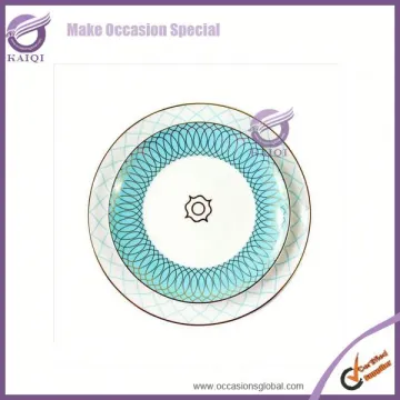 k2821-3 new design ceramic wholesale ceramic white dinner plate infrared heater plate