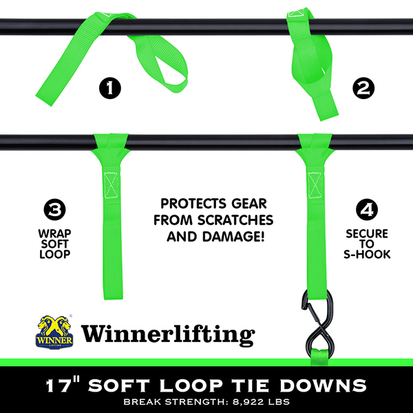 Self Retracting Ratchet Straps