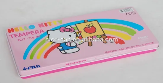 Lovely Beautiful Customized Metal Tin Box Pencil Case For Kids