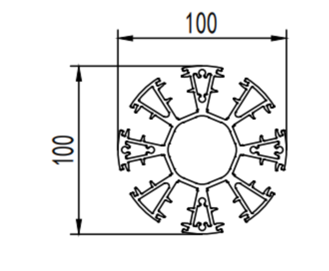 Customized Router Aluminiumprofilextrusion stirbt