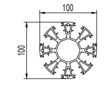 Customized router aluminum profile extrusion dies