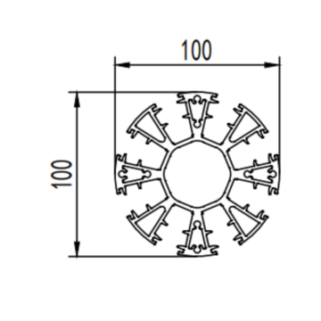 Routeur personnalisé en aluminium Profil Extrusion Dies