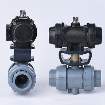 Pneumatic CPVC Ball Valve for Industrial Use