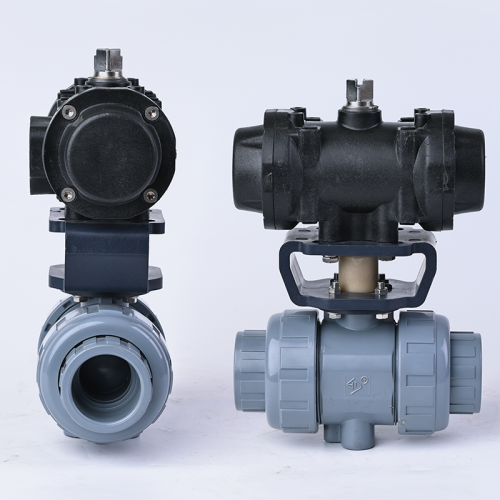 Katup Bola CPVC Pneumatik untuk Keperluan Industri