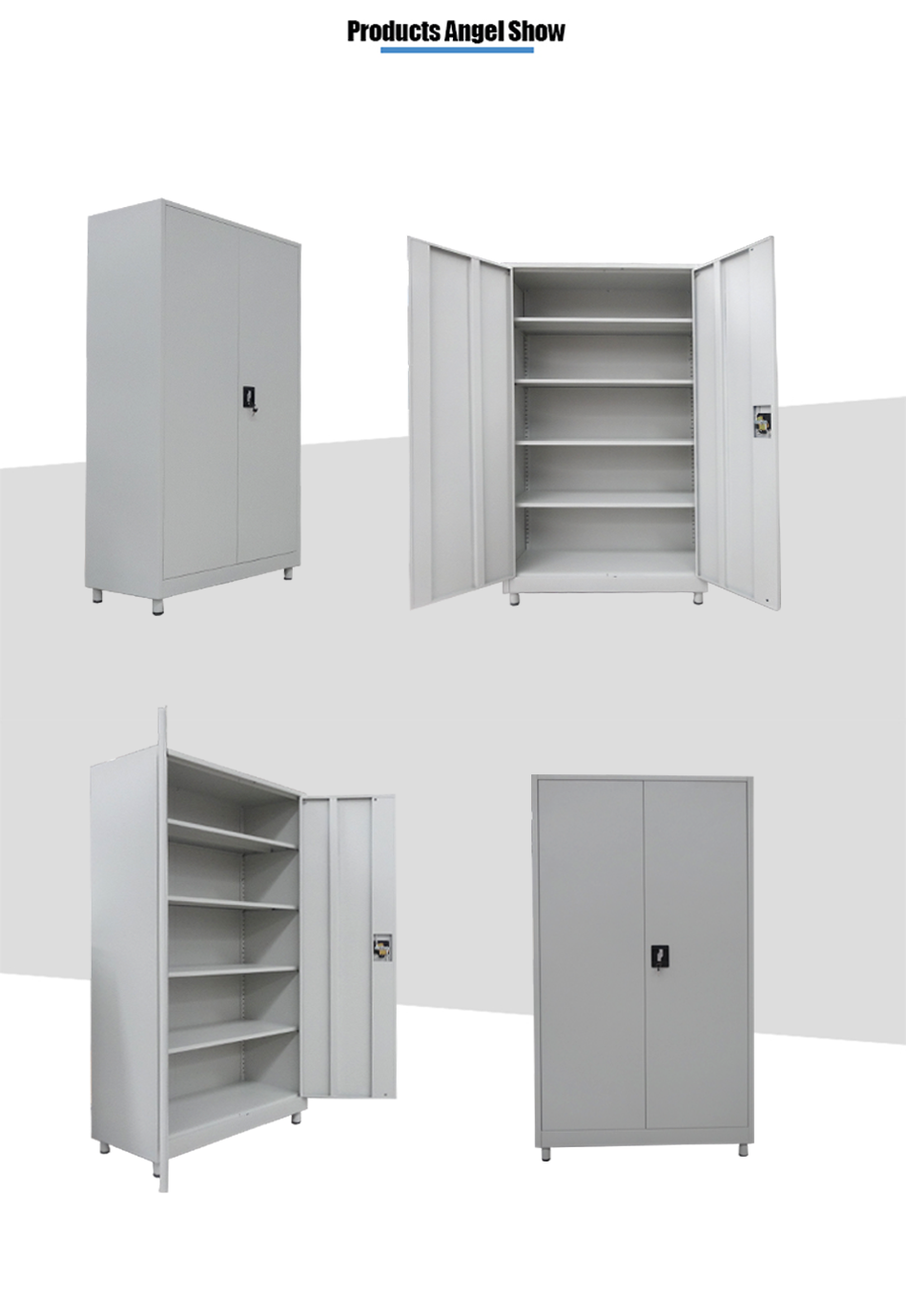 2 door steel cabinet 