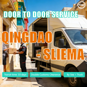 ชิงเต่าถึงสลีมามอลตาจัดส่งแบบ Door to Door