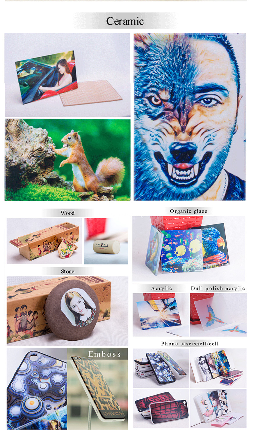 Large Format Uv Flatbed Printer