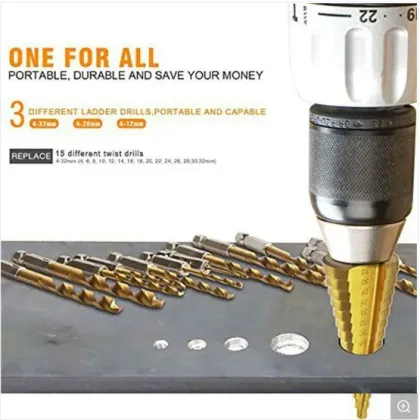 HSS Step Drill Bits For Masonry Stone Wood
