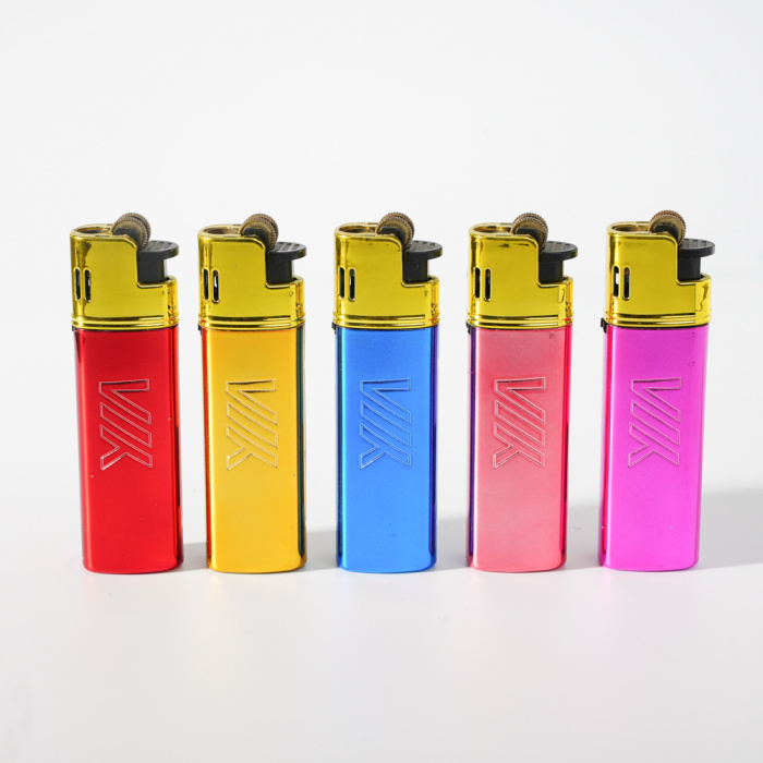 Пять цветных матовых металлических крышек Jet Flame Ligher