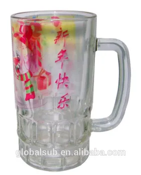 22oz Transparent Sublimation Beer Mug Glassware Barware Prices