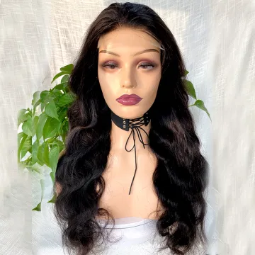 100% Original Lace Wig Frontal Body Wave Brazilian Human Hair Premium Wig Human Hair Transparent 13*4 HD Human Hair Lace Wig