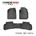 rubber tpv waterproof car mat for Hyundai