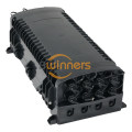 กล่องแจกจ่ายใยแก้วนำแสงที่มี 16 คอร์ Mini IP SC/APC pre-connectors สีดำ