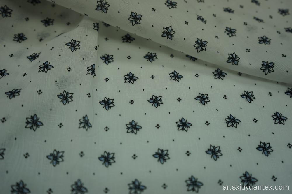 100٪ قطن 60s Pailsley Jacquard Jasmine Print Fabric