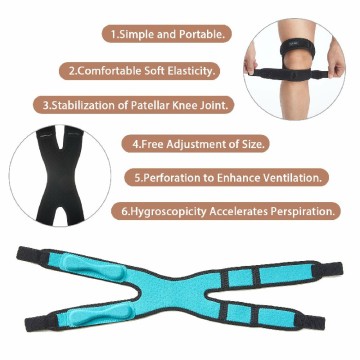 Sports Open Patella Stabilizing Knee Support Brace