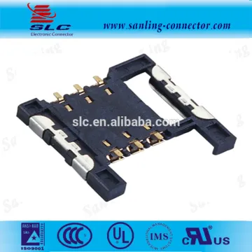 6Pin 8Pin Short Card Sim Card Connector
