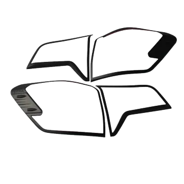 ABS Black Tail Light Cover for Nissan Terra 2018 Accessories