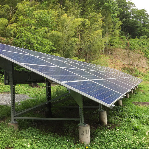 Гальванизированные стальные солнечные стеллажи для солнечной электростанции