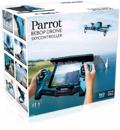 parrot bebop Quad Copter Sky Controller Set Blue with Fish-Eye Lens Camera drone fishing drone