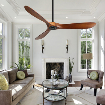 Modern ceiling fan without LED light kit