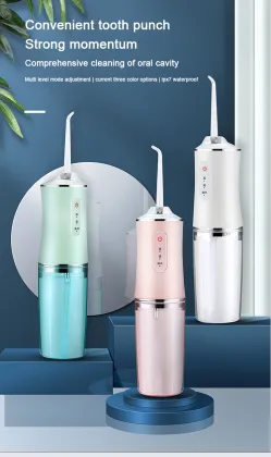 Cordless Portable Electric Teeth Water Flosser for Professional Dental Care