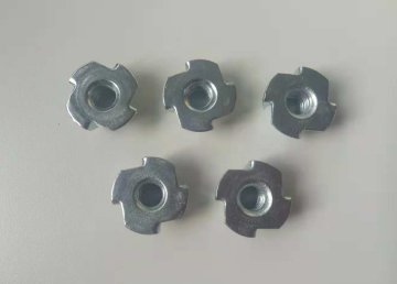 Flange face four prong  tee nuts